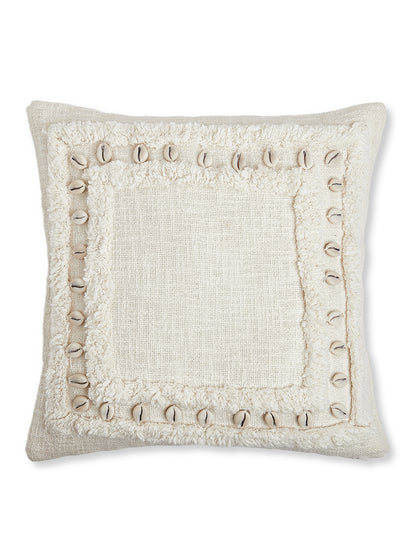 Seashell Quad Cushion Cover- Handmade