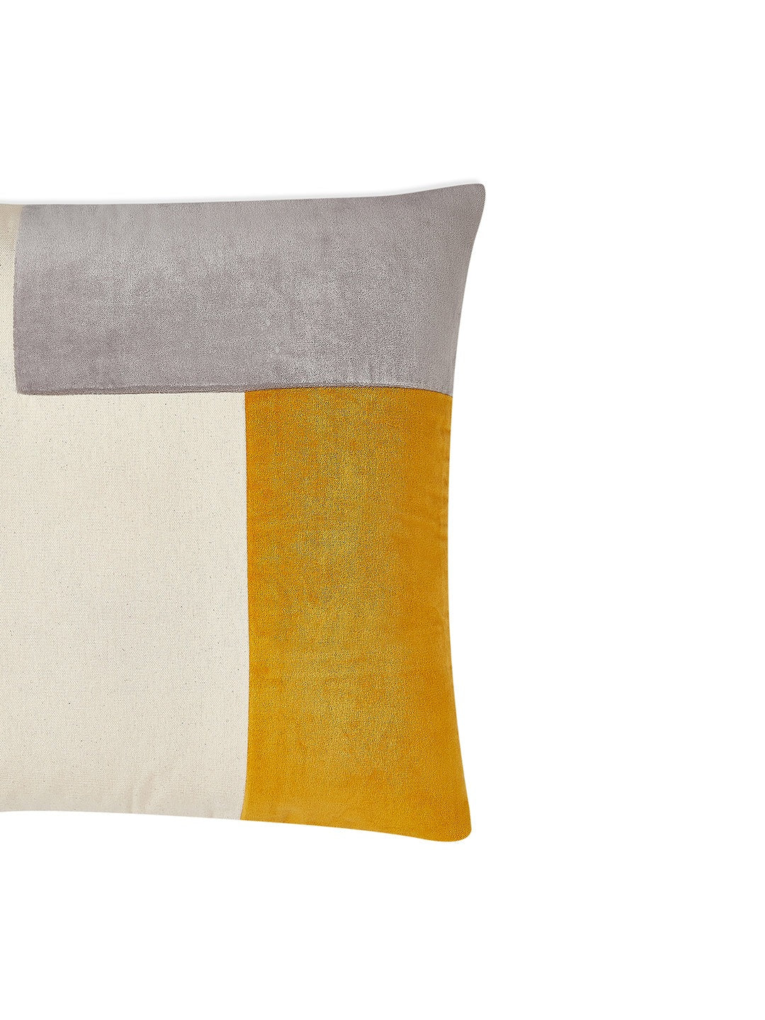 Copper Slate Cushion Cover - Velvet patchwork