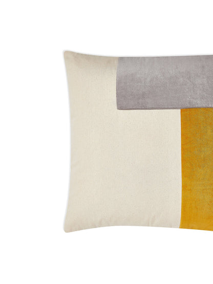 Copper Slate Cushion Cover - Velvet patchwork