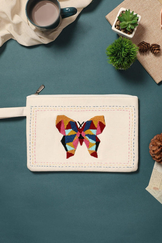 Artistic Butterfly Pouch - Ayuda Homes