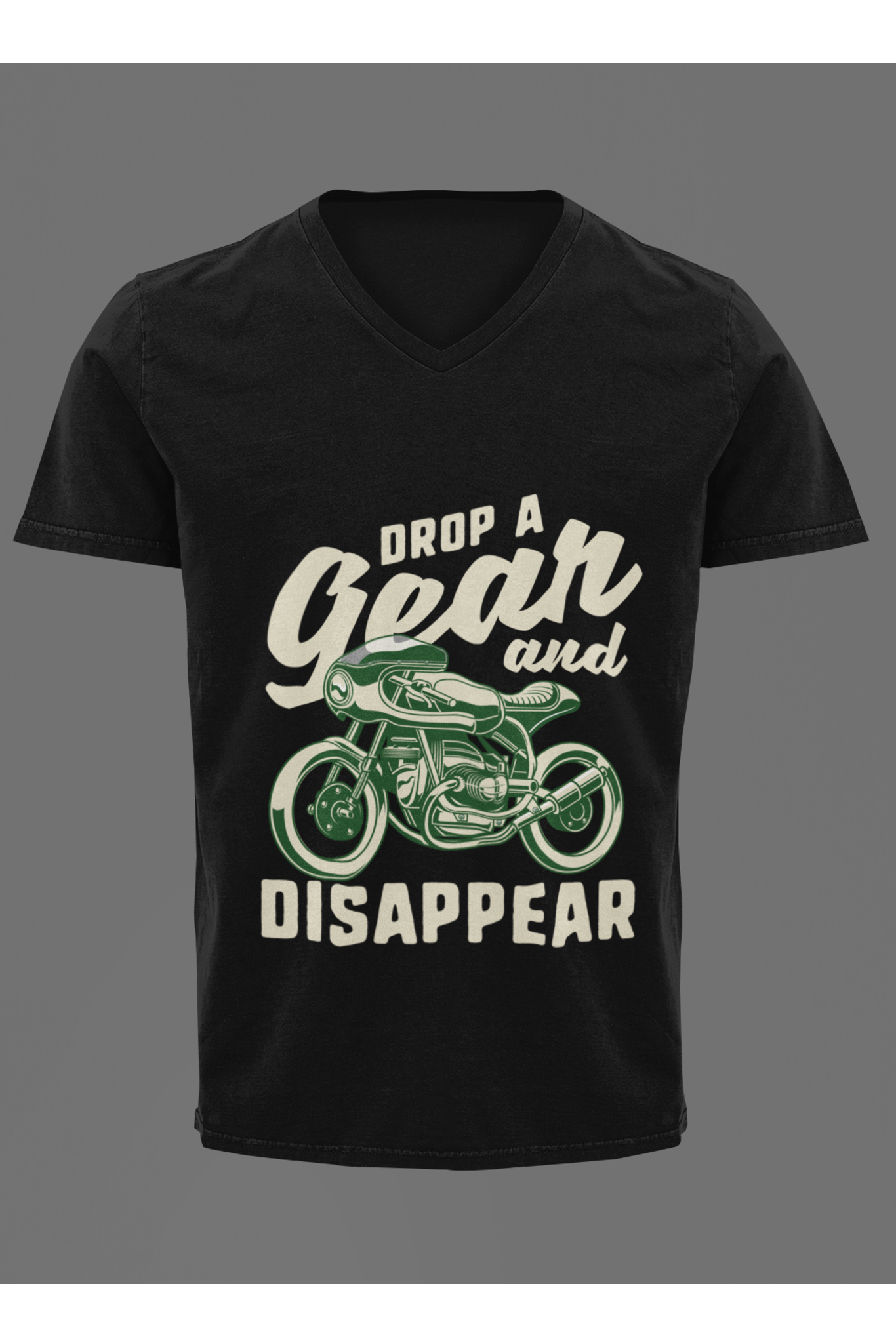 Men's V-Neck: Disappear T-Shirt