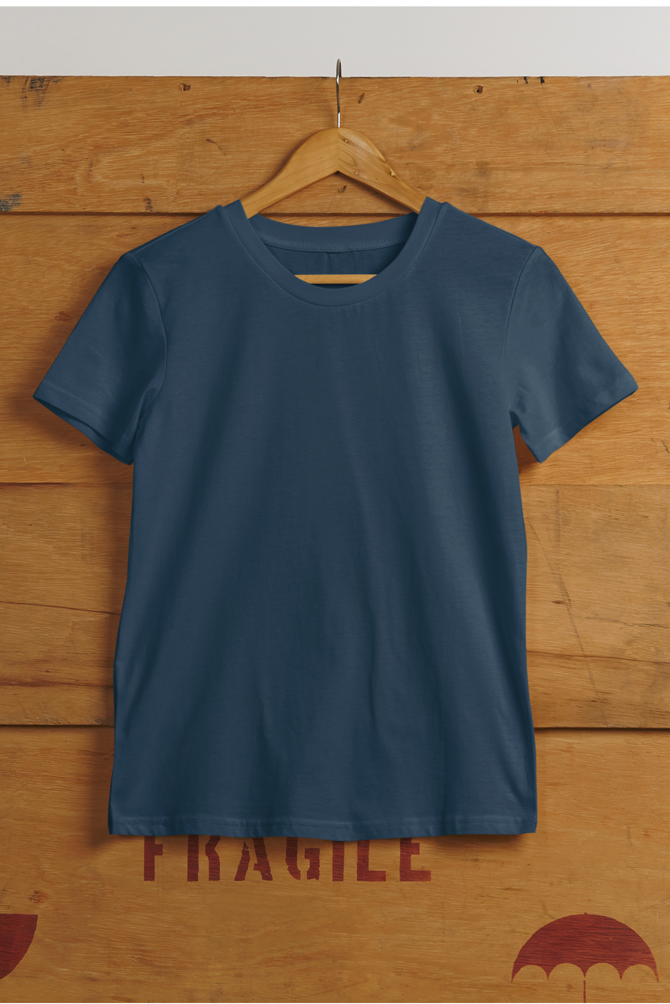 Unisex Round Neck: Cobalt T-Shirt