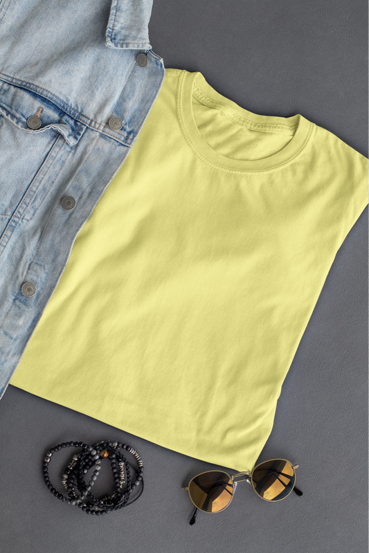 Unisex Round Neck: Lemon T-Shirt