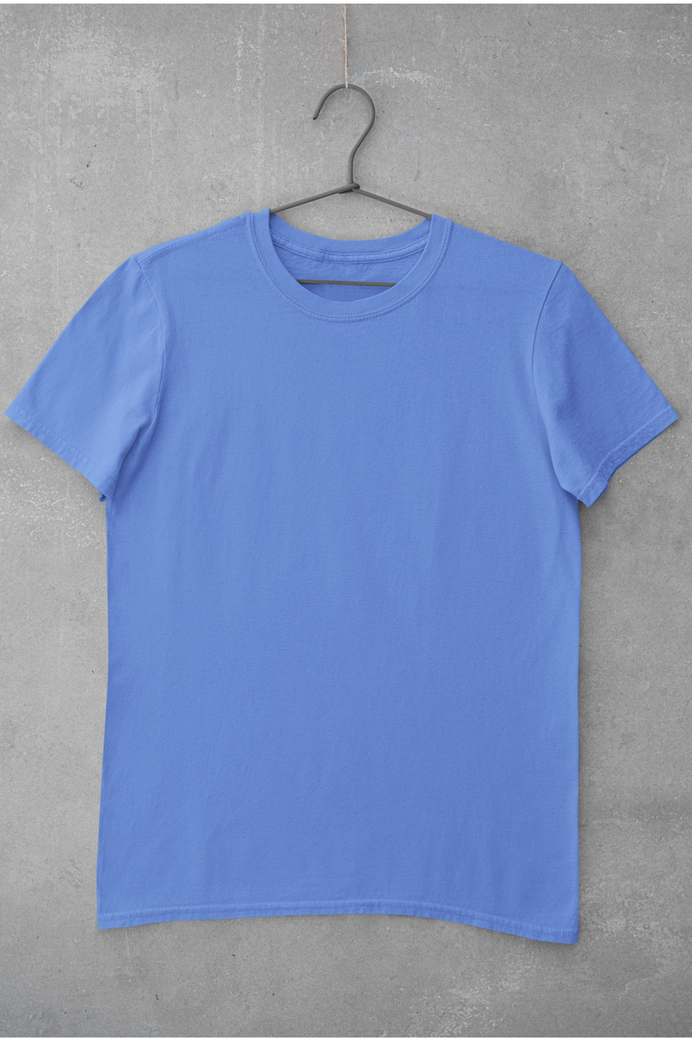 Unisex Round Neck: Royal Blue T-Shirt