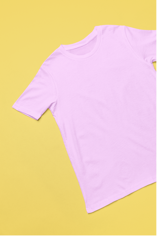 Unisex Round Neck: Blush T-Shirt