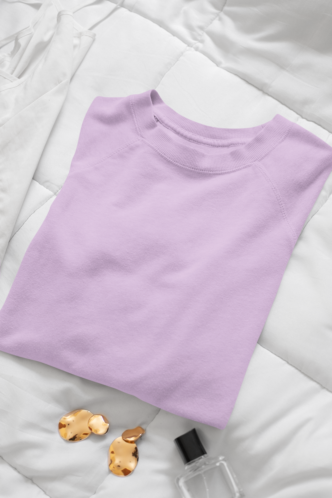 Unisex Sweatshirt: Light Baby Pink