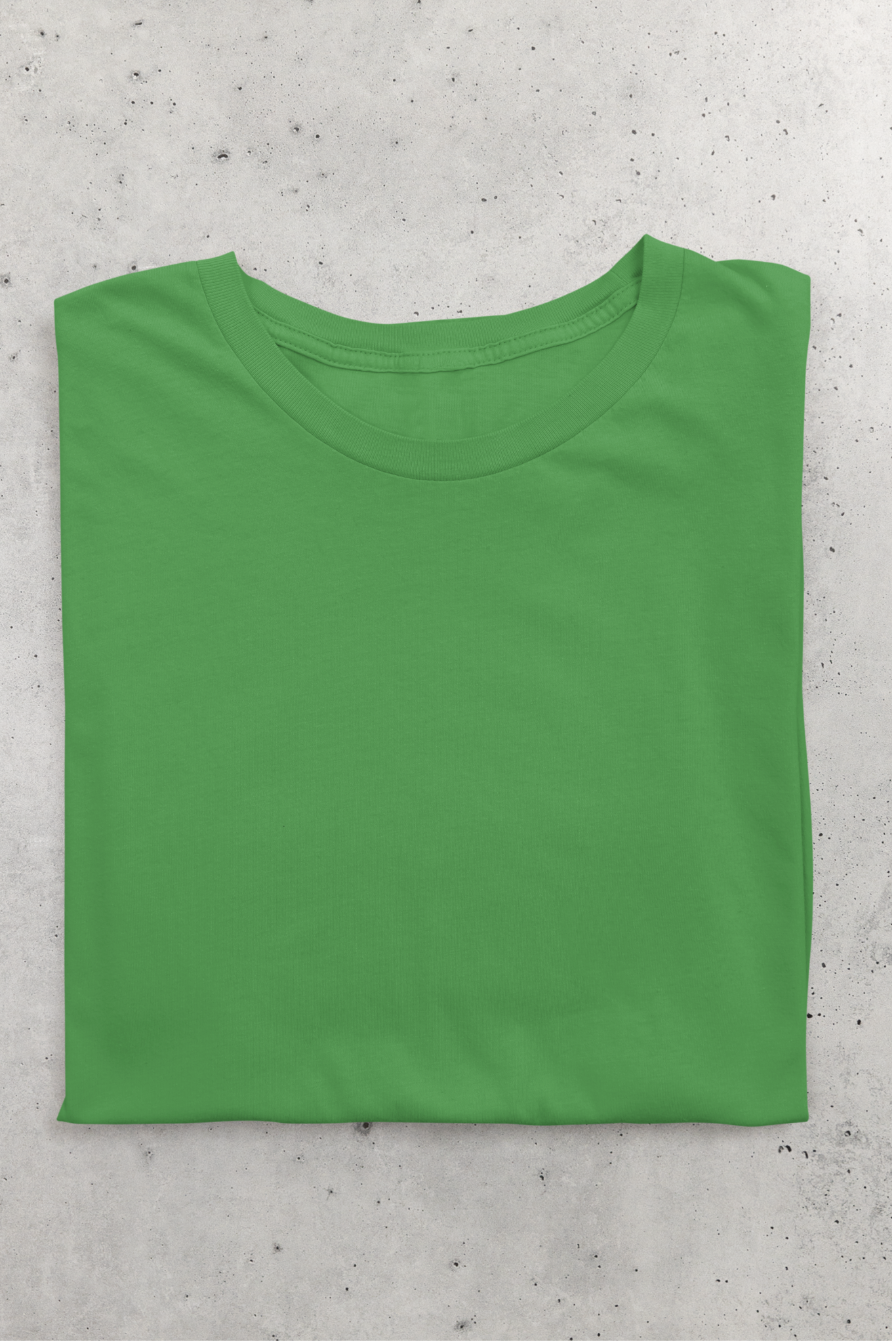 Unisex Round Neck: Green T-Shirt