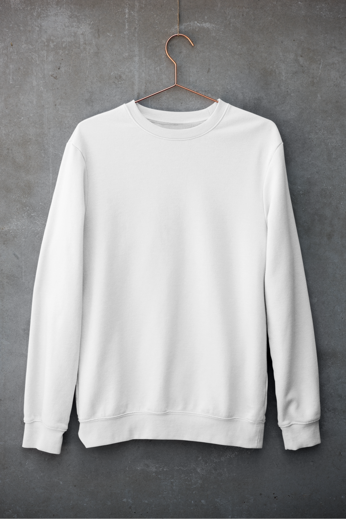 Unisex Sweatshirt: White