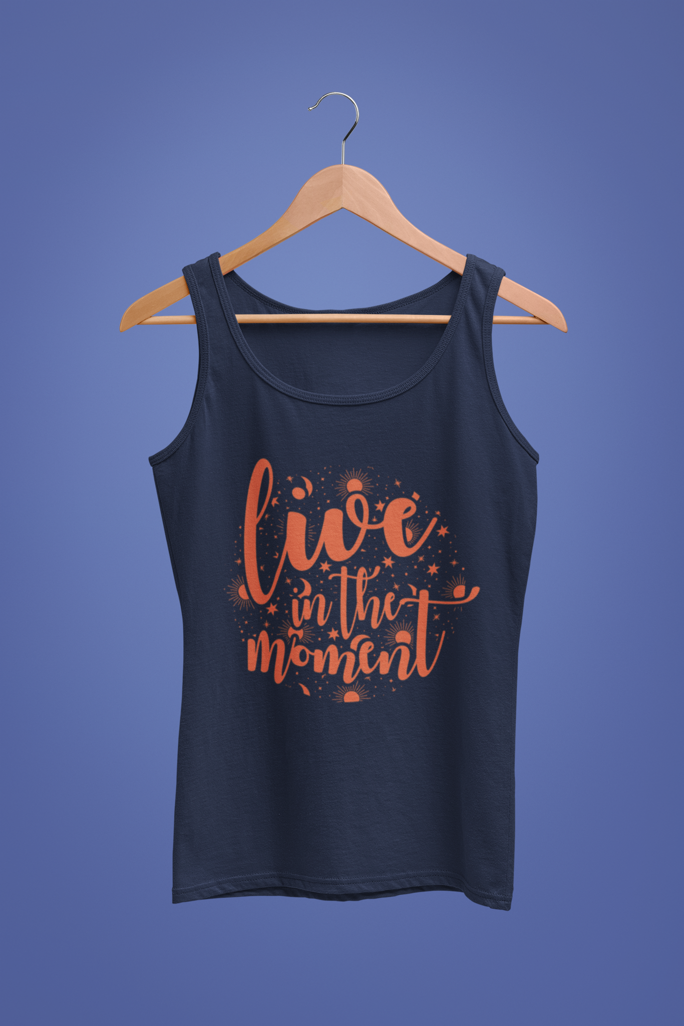 Women's Tank Top: Live in the Moment
