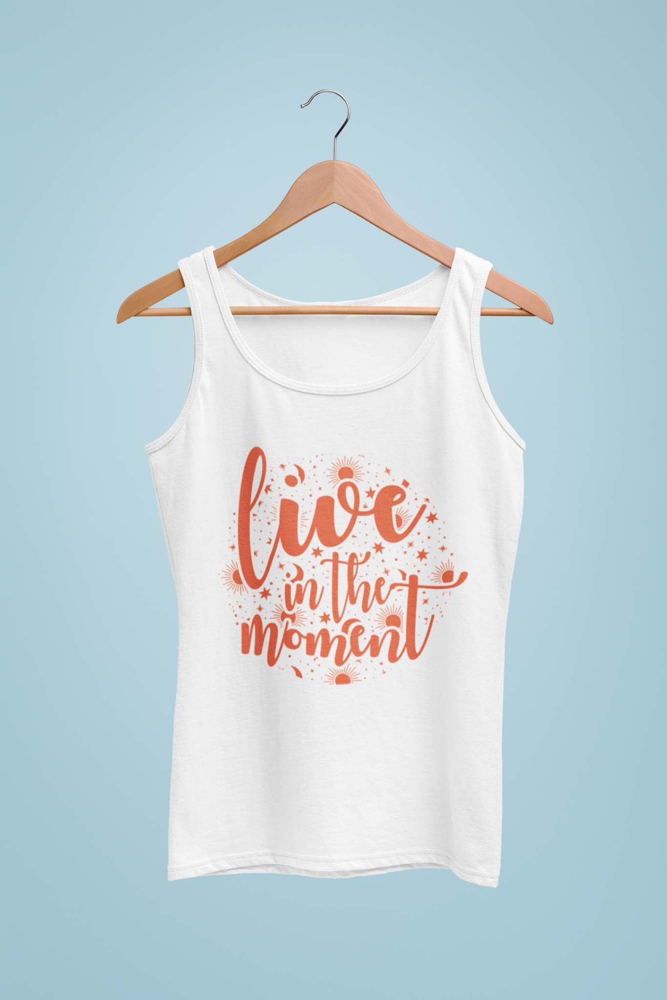 Women's Tank Top: Live in the Moment