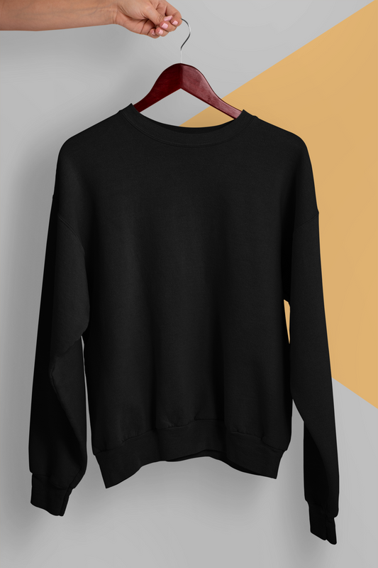 Unisex Sweatshirt: Black