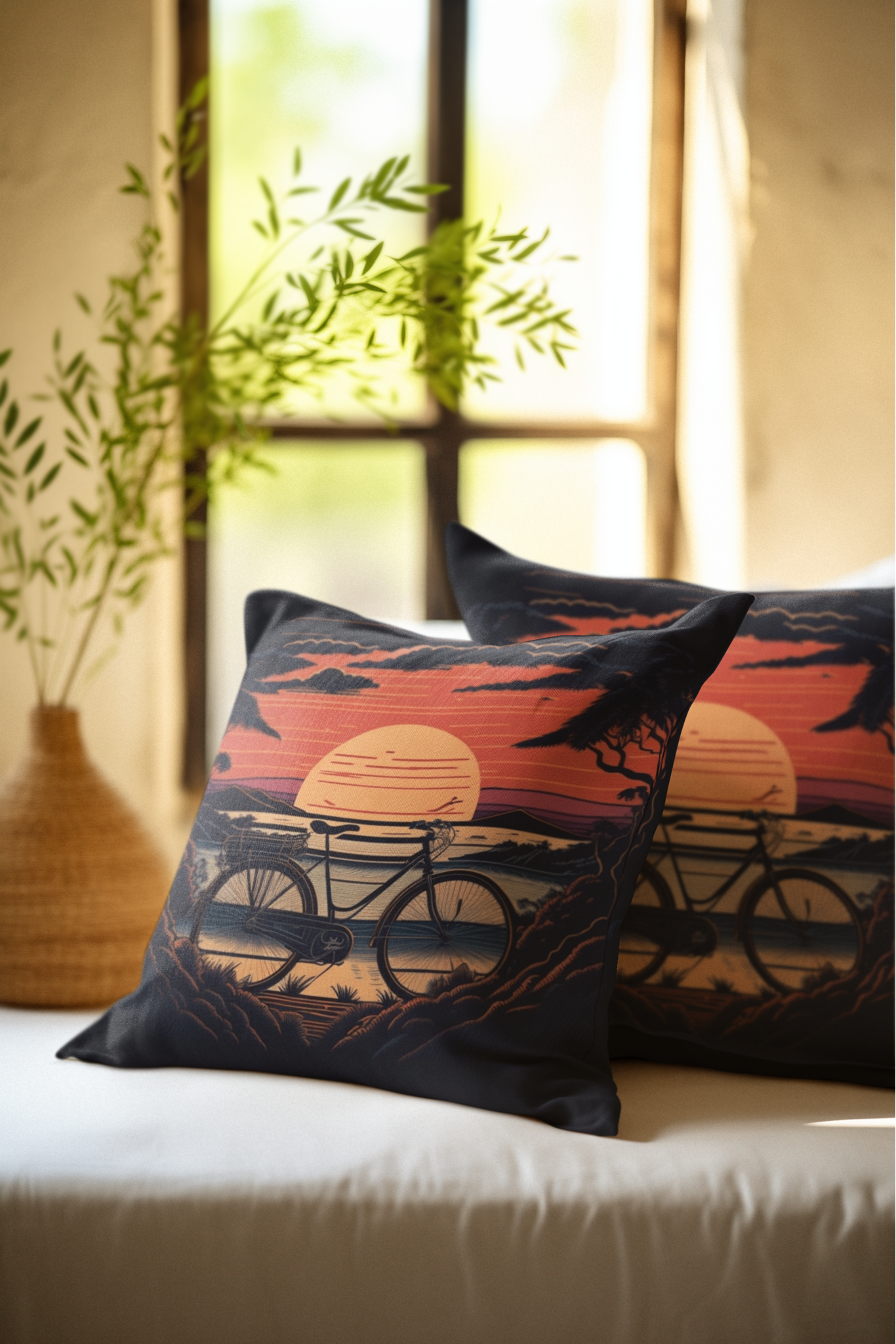 Sunset Horizon Cushion Cover - Printed