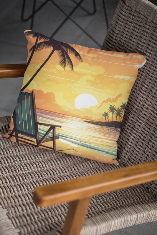 Seaside Sanctuary Cushion Cover - Printed