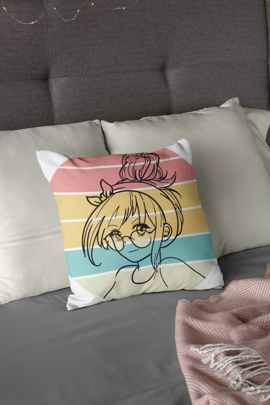Anime Cushion Cover - Printed