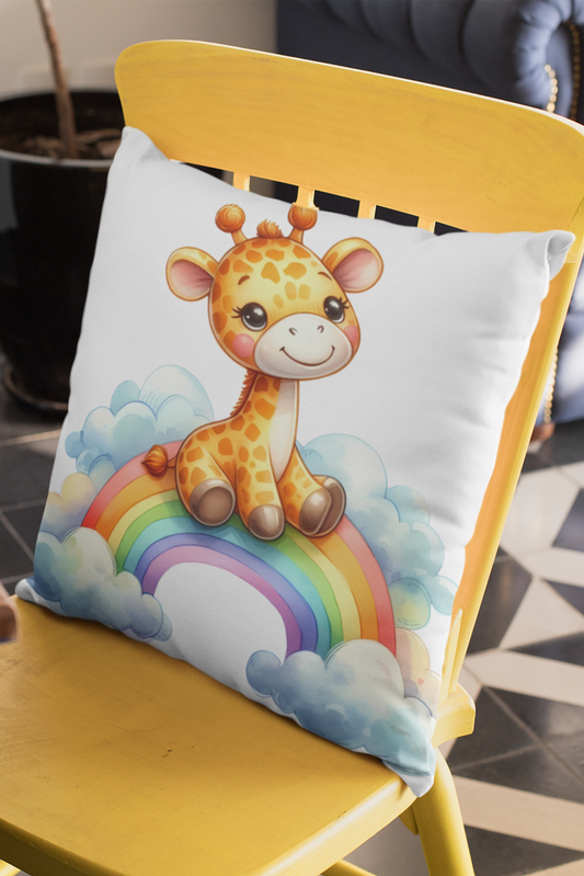Giraffe Kids Cushion Cover - Printed