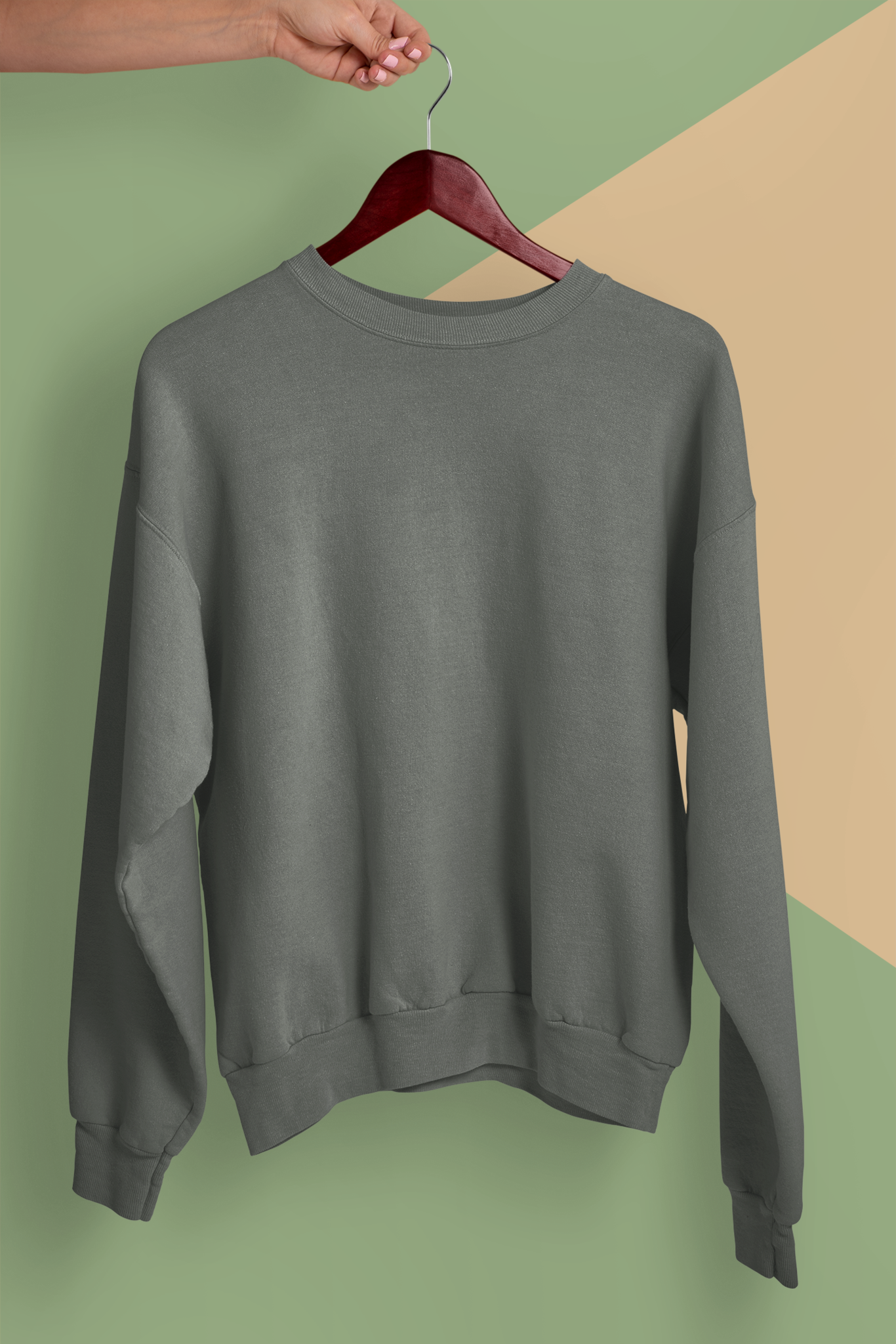 Unisex Sweatshirt: Olive