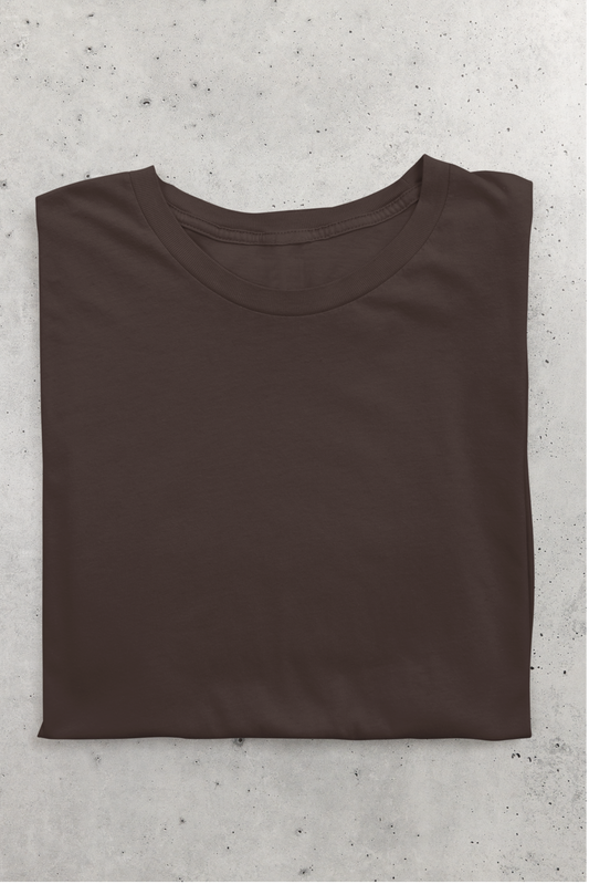 Unisex Round Neck: Coffee T-Shirt